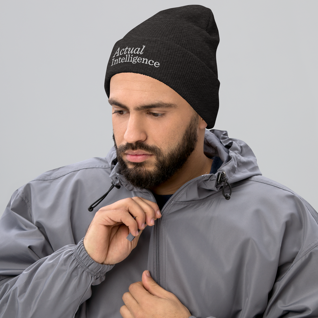 Actual Intelligence Cuffed Beanie