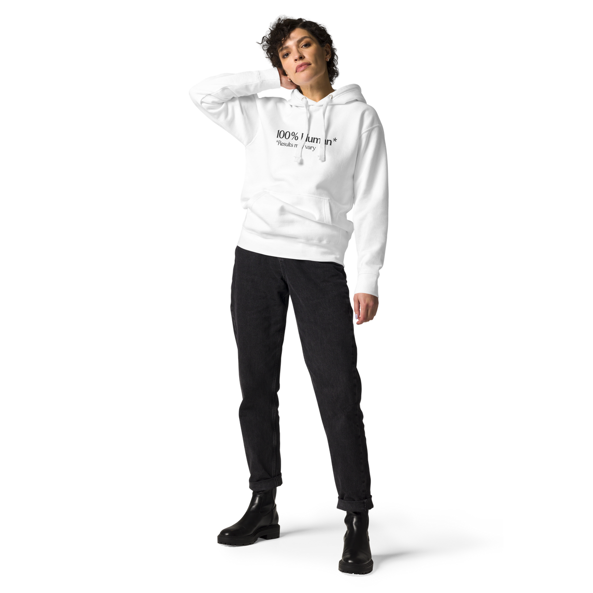 100% Human Unisex Hoodie